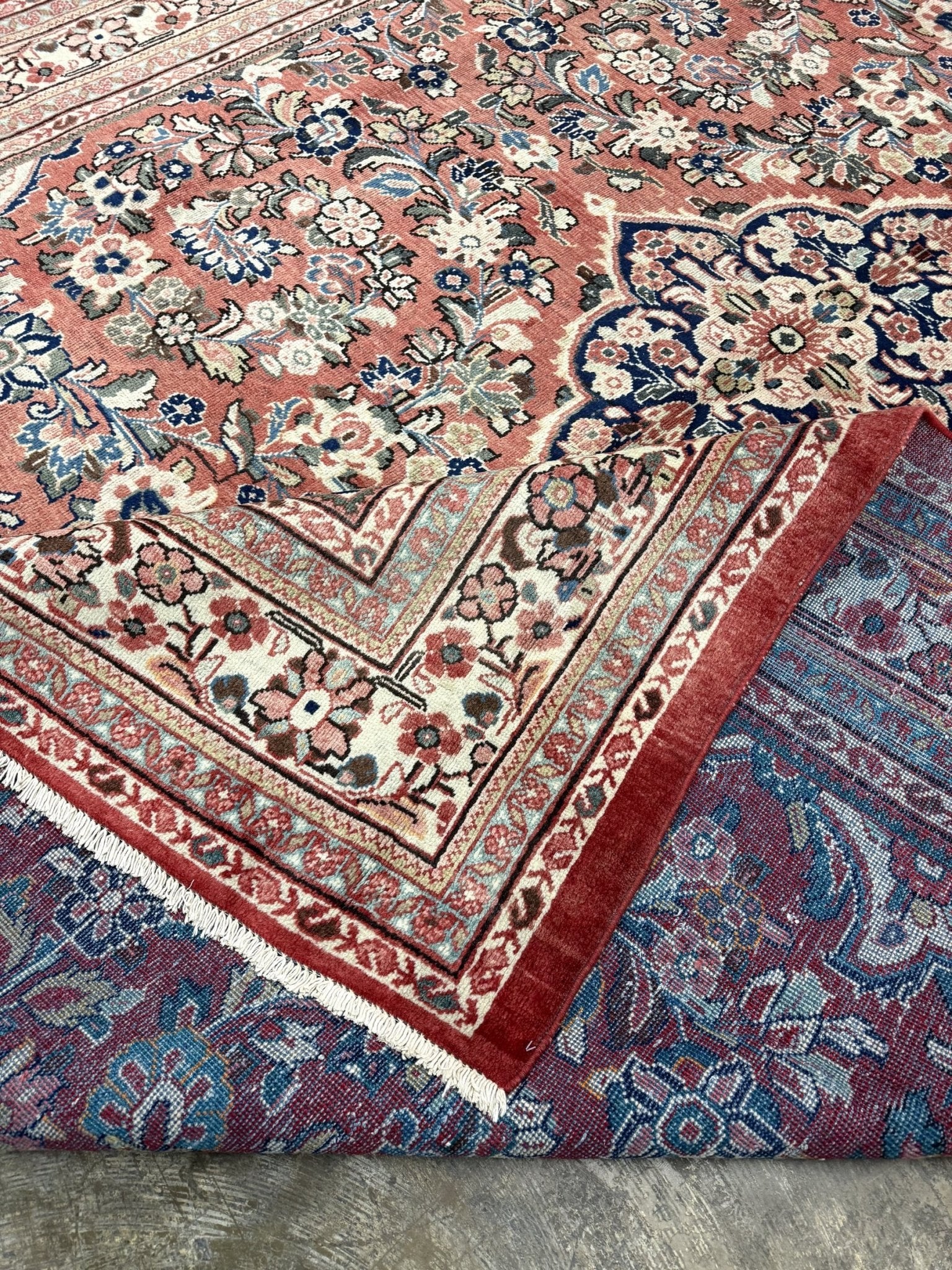 Persian Mahal Rug | 10' 6" x 13' 5" - Rug the Rock - availableHand-knottedMahal