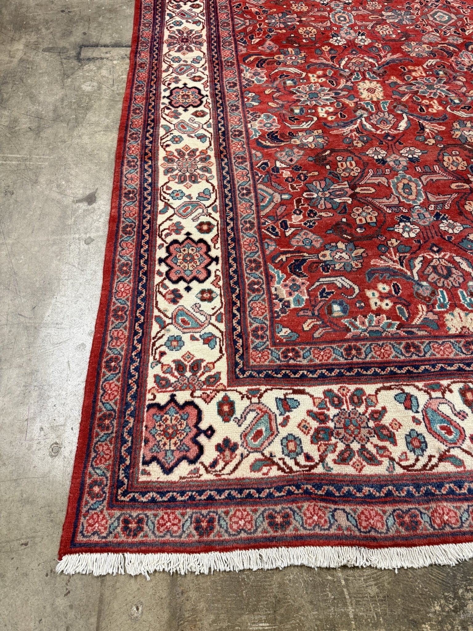 Persian Mahal Rug | 9' 7" x 13' 3" - Rug the Rock - availableFloralHand-knotted