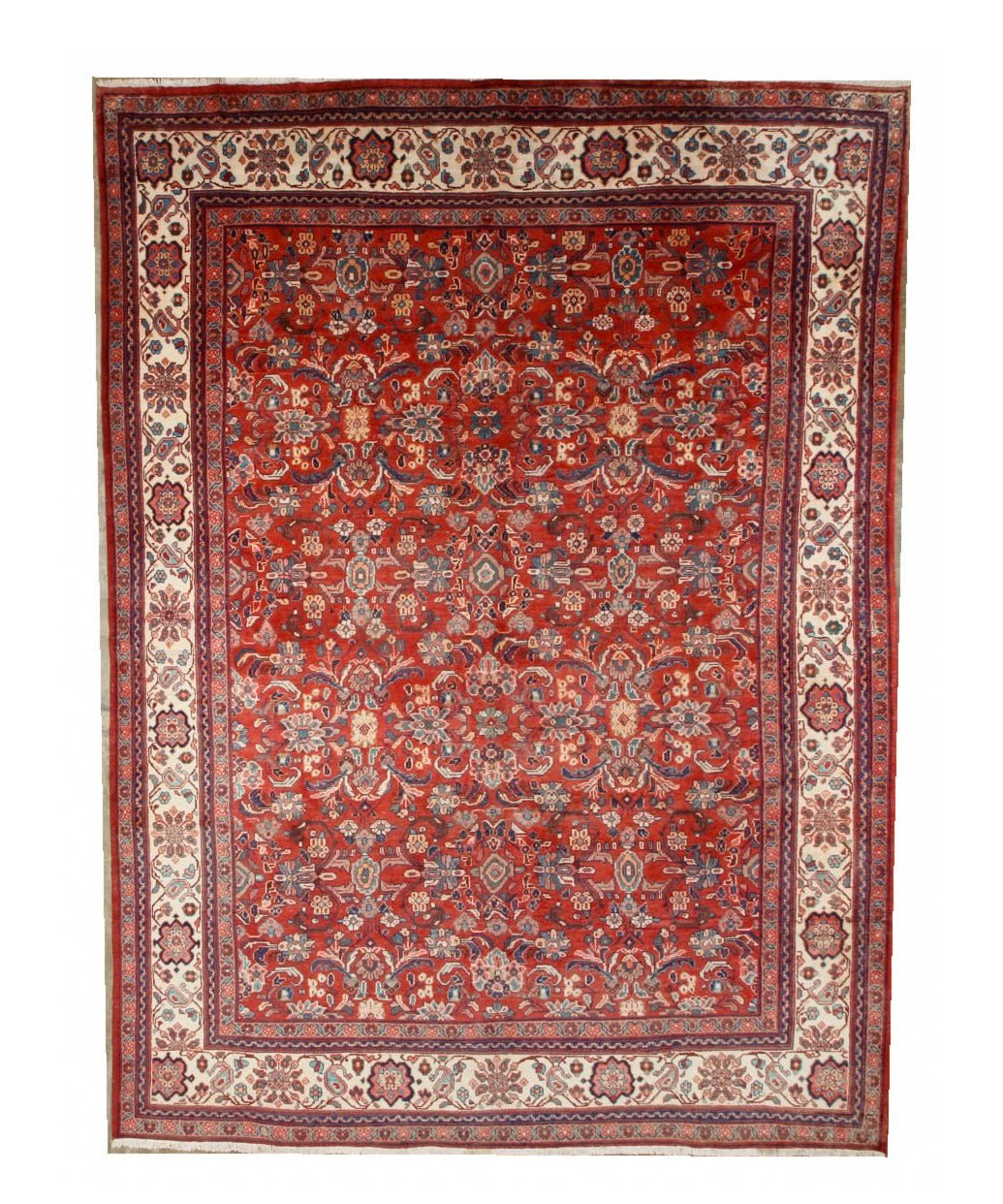 Persian Mahal Rug | 9' 7" x 13' 3" - Rug the Rock - availableFloralHand-knotted