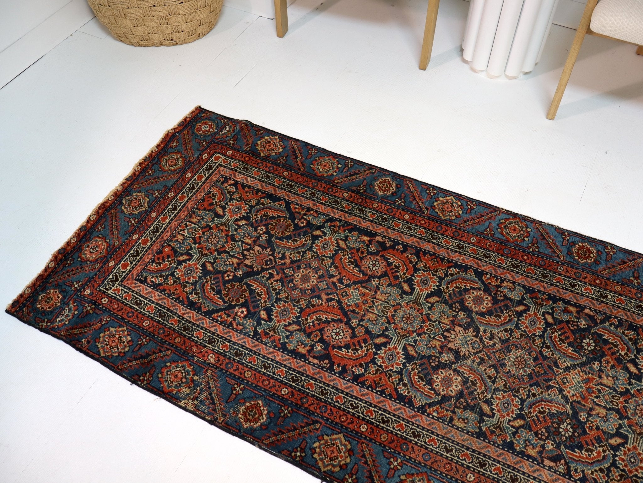 Persian Malayer Runner Rug | 3' 1" x 8' 11" - Rug the Rock - multicolor colorRunner Rugyellow color