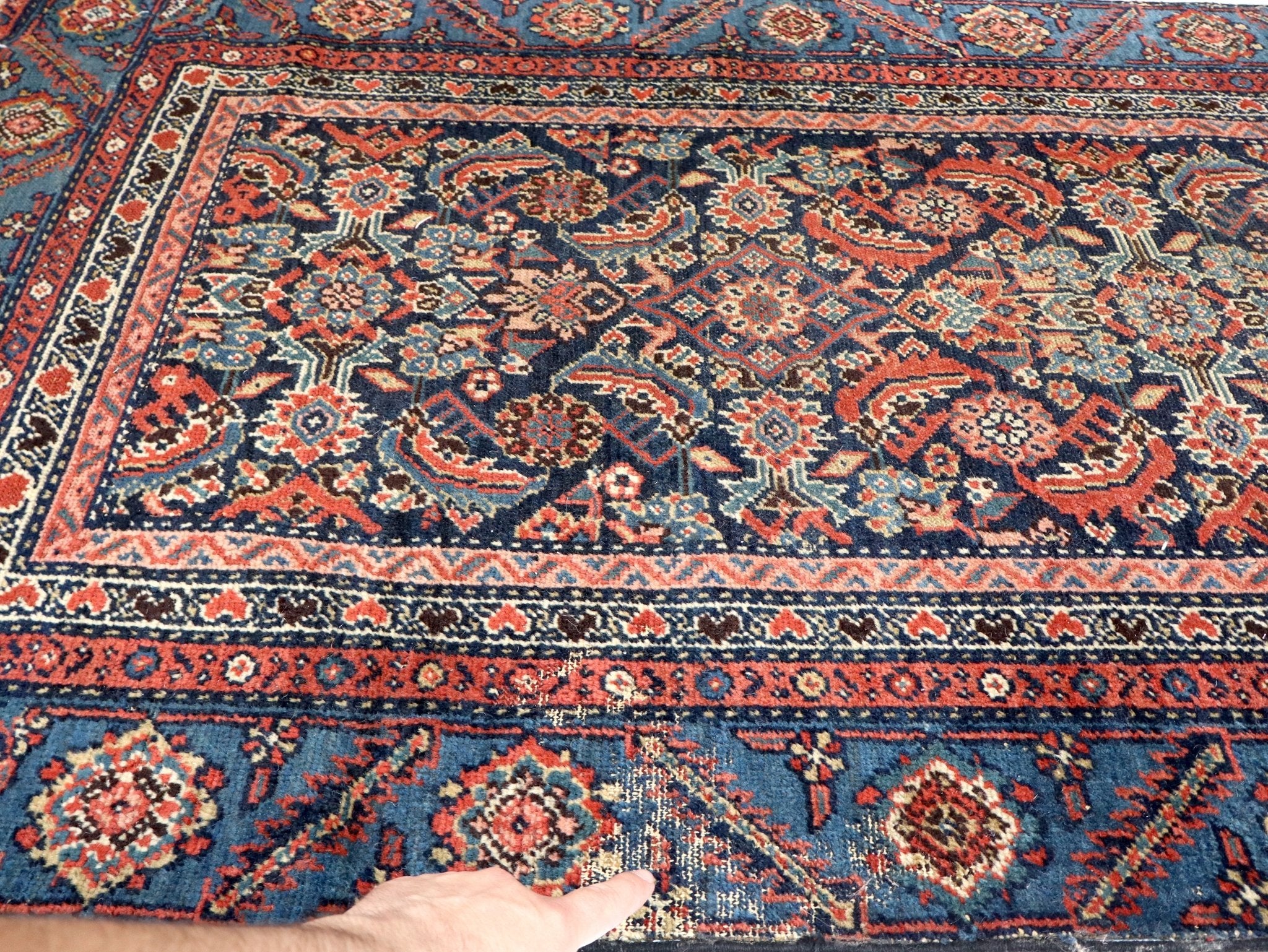 Persian Malayer Runner Rug | 3' 1" x 8' 11" - Rug the Rock - multicolor colorRunner Rugyellow color