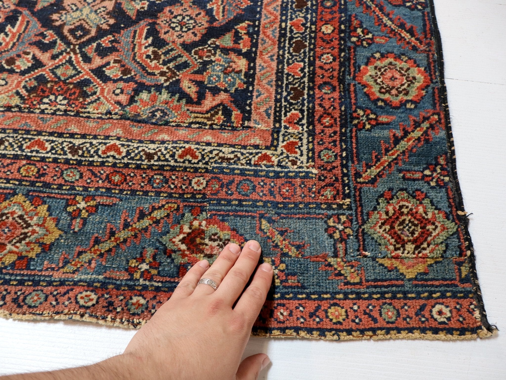 Persian Malayer Runner Rug | 3' 1" x 8' 11" - Rug the Rock - multicolor colorRunner Rugyellow color