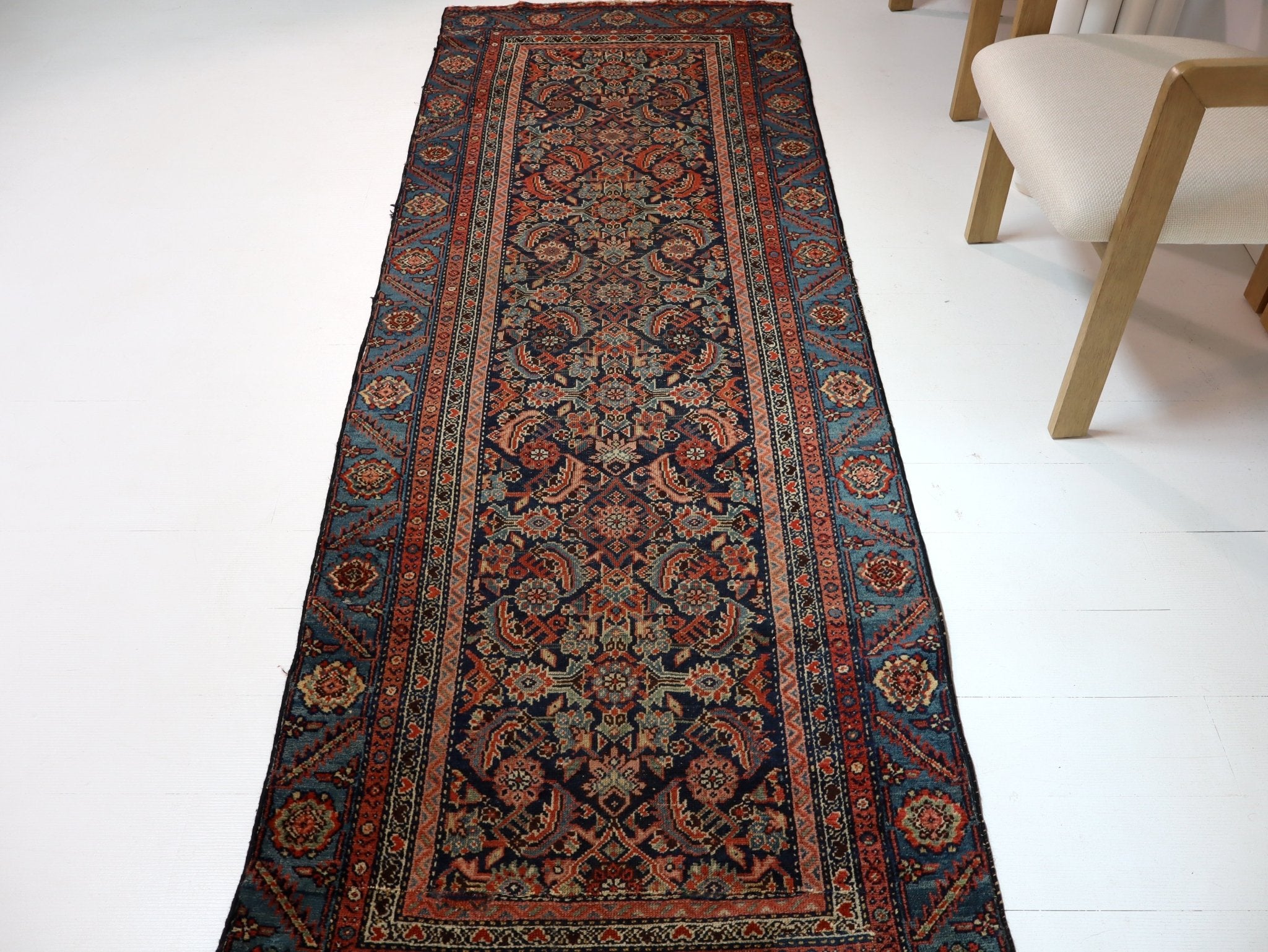Persian Malayer Runner Rug | 3' 1" x 8' 11" - Rug the Rock - multicolor colorRunner Rugyellow color