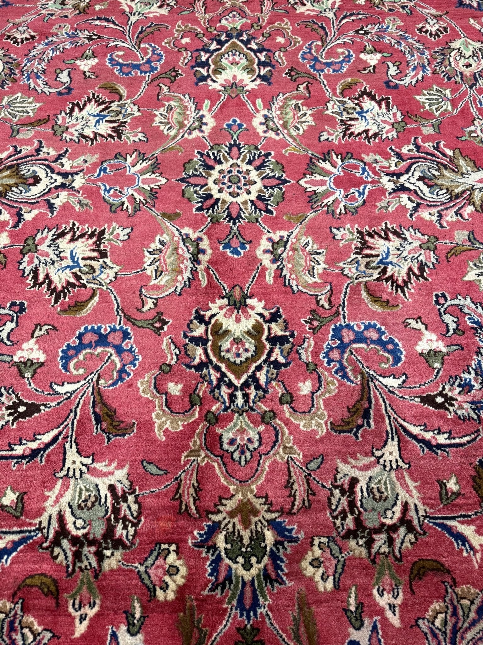 Persian Mashad Rug | 9' 9" x 13' 1" - Rug the Rock - availableHand-knottedMashad