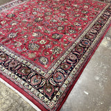 Persian Mashad Rug | 9' 9" x 13' 1" - Rug the Rock - availableHand-knottedMashad