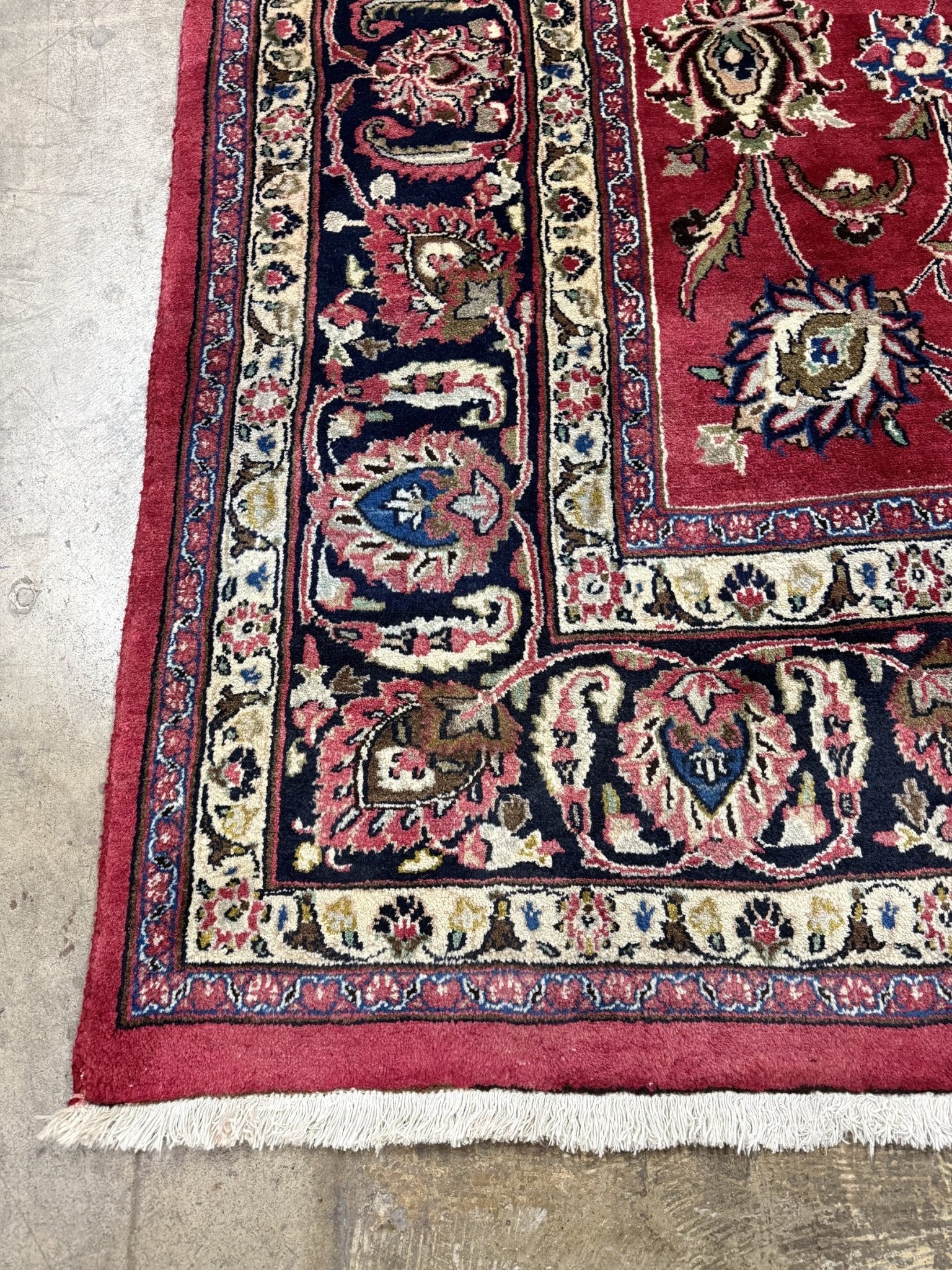 Persian Mashad Rug | 9' 9" x 13' 1" - Rug the Rock - availableHand-knottedMashad