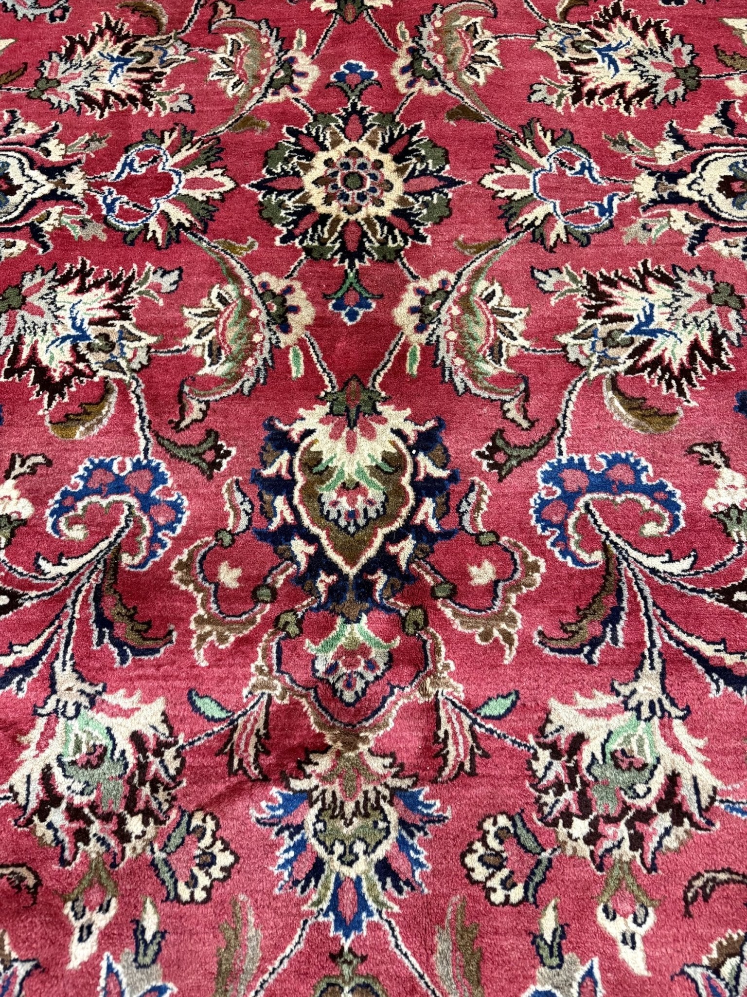 Persian Mashad Rug | 9' 9" x 13' 1" - Rug the Rock - availableHand-knottedMashad