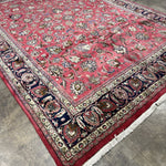 Persian Mashad Rug | 9' 9" x 13' 1" - Rug the Rock - availableHand-knottedMashad