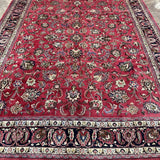 Persian Mashad Rug | 9' 9" x 13' 1" - Rug the Rock - availableHand-knottedMashad