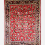 Persian Mashad Rug | 9' 9" x 13' 1" - Rug the Rock - availableHand-knottedMashad