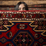 Persian Mazlaghan Rug | 2' 7" x 4' 2" - Rug the Rock - 