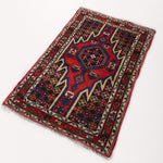Persian Mazlaghan Rug | 2' 7" x 4' 2" - Rug the Rock - 