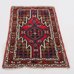Persian Mazlaghan Rug | 2' 7" x 4' 2" - Rug the Rock - 