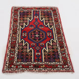 Persian Mazlaghan Rug | 2' 7" x 4' 2" - Rug the Rock - 