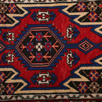 Persian Mazlaghan Rug | 2' 7" x 4' 2" - Rug the Rock - 