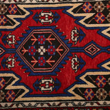 Persian Mazlaghan Rug | 2' 7" x 4' 2" - Rug the Rock - 