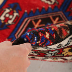 Persian Mazlaghan Rug | 2' 7" x 4' 2" - Rug the Rock - 