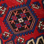 Persian Mazlaghan Rug | 2' 7" x 4' 2" - Rug the Rock - 