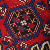 Persian Mazlaghan Rug | 2' 7" x 4' 2" - Rug the Rock - 