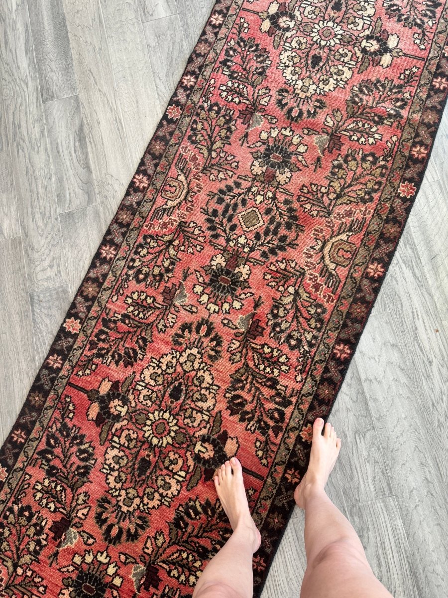 Persian Mehraban Runner Rug | 2' 7" x 13' 3" - Rug the Rock