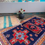 Persian Meshkin Rug | 4' 11" x 7' 10" - Rug the Rock - 