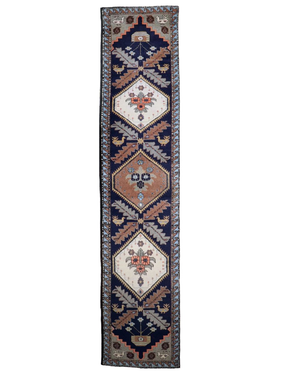 Persian Meshkin Runner Rug | 2' 5" x 11' - Rug the Rock - Ardabil Rugsavailable rugsPersian Rug