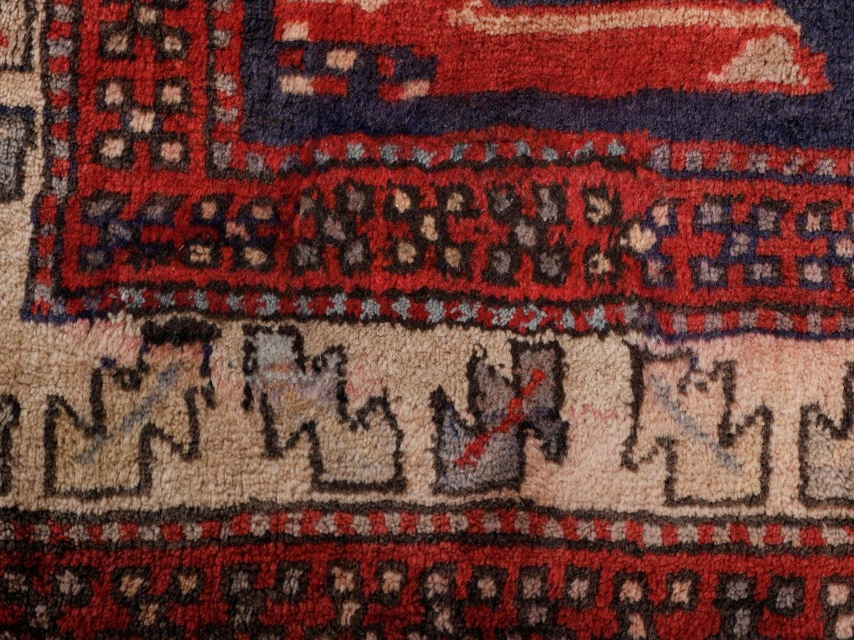 Persian Meshkin Runner Rug | 3' 11” x 10' 7" - Rug the Rock - 