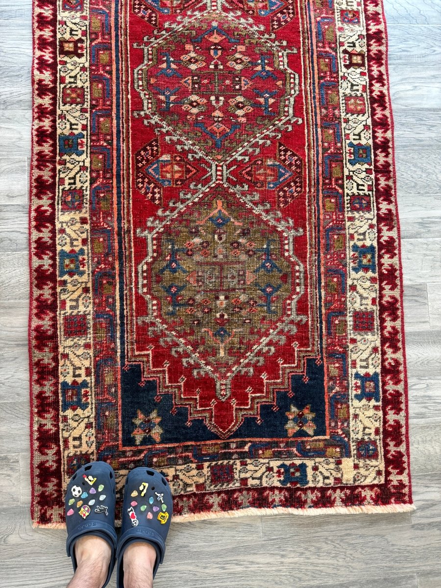 Persian Meshkin Runner Rug | 3' 3" x 7' - Rug the Rock