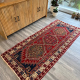 Persian Meshkin Runner Rug | 3' 3" x 7' - Rug the Rock