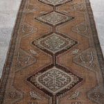 Persian Meshkin Runner Rug | 3' 3” x 8' 9" - Rug the Rock - 