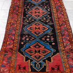 Persian Meshkin Runner Rug | 3' 7” x 9' 10" - Rug the Rock - 