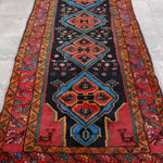 Persian Meshkin Runner Rug | 3' 7” x 9' 10" - Rug the Rock - 