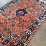 Persian Qashqai Rug | 4' x 5' 1" Rug the Rock