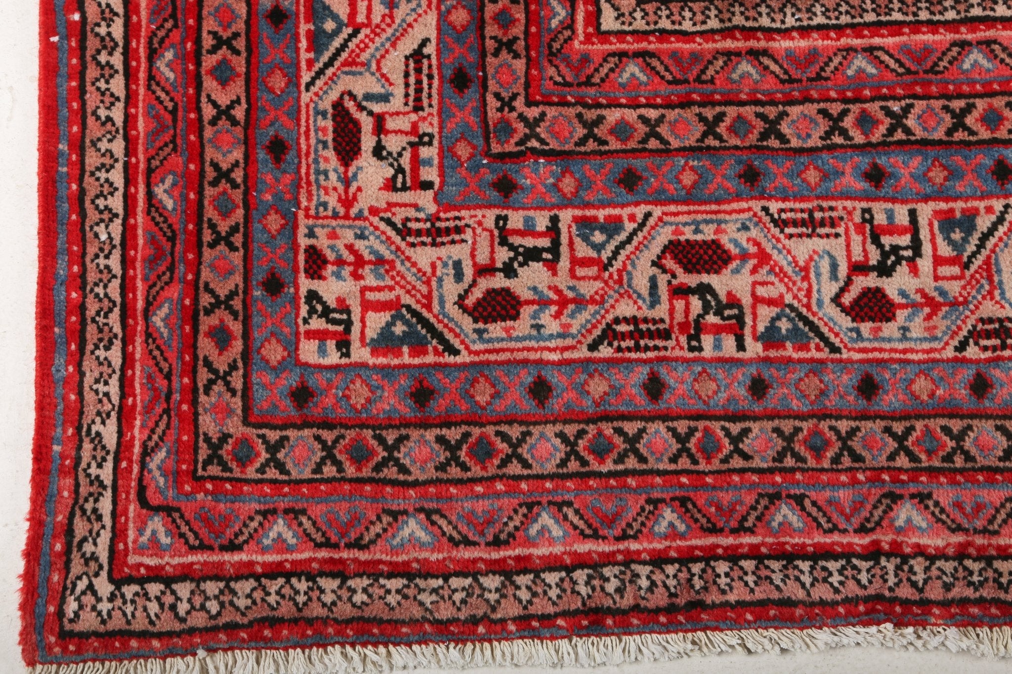 Persian Mir Boteh Rug | 7' 6" x 11' 4" - Rug the Rock - 