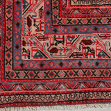 Persian Mir Boteh Rug | 7' 6" x 11' 4" - Rug the Rock - 