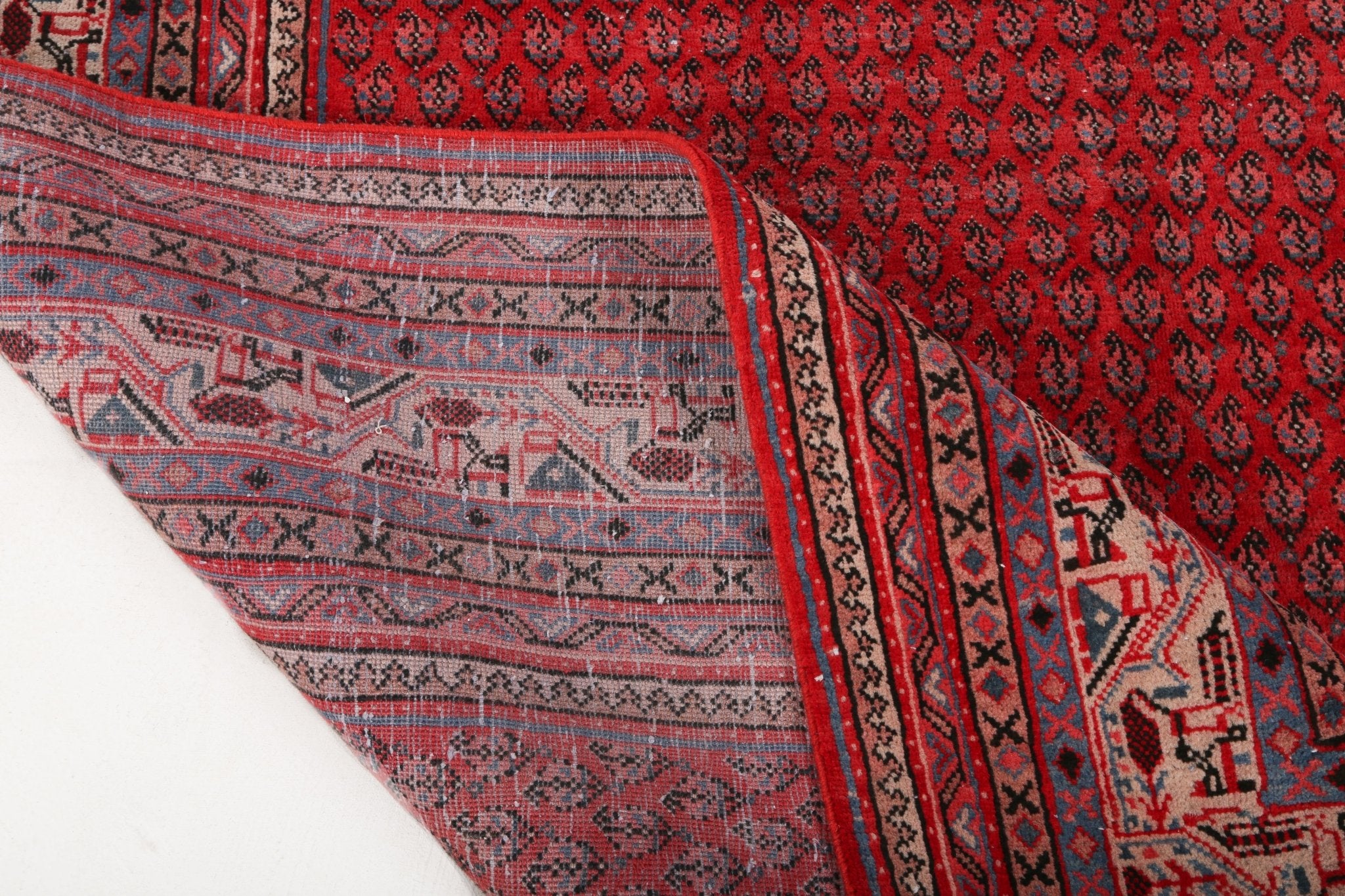 Persian Mir Boteh Rug | 7' 6" x 11' 4" - Rug the Rock - 