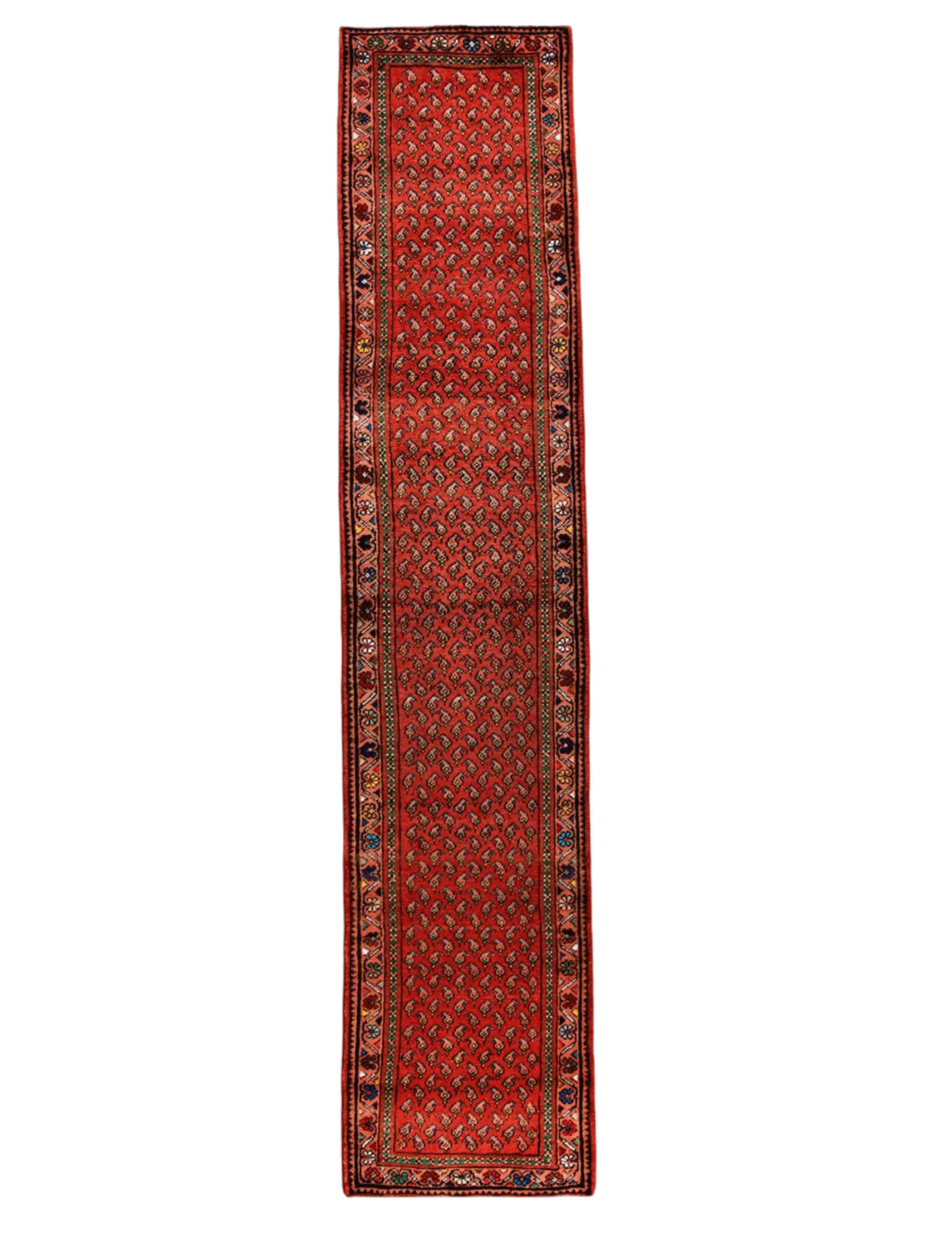 Persian Mir - Boteh Runner Rug | 2' 1” x 9' 5" - Rug the Rock - 