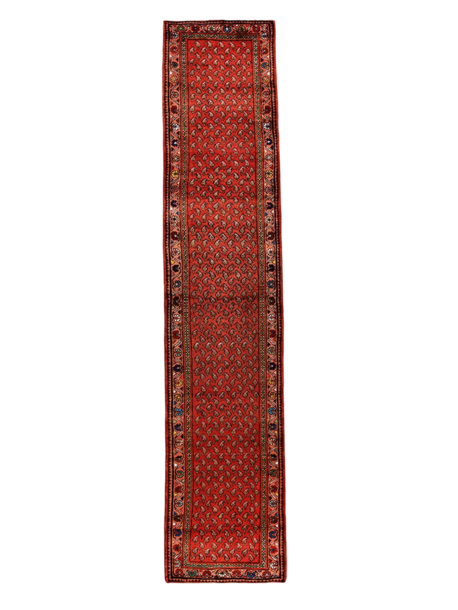 Persian Mir - Boteh Runner Rug | 2' 1” x 9' 5" - Rug the Rock - 