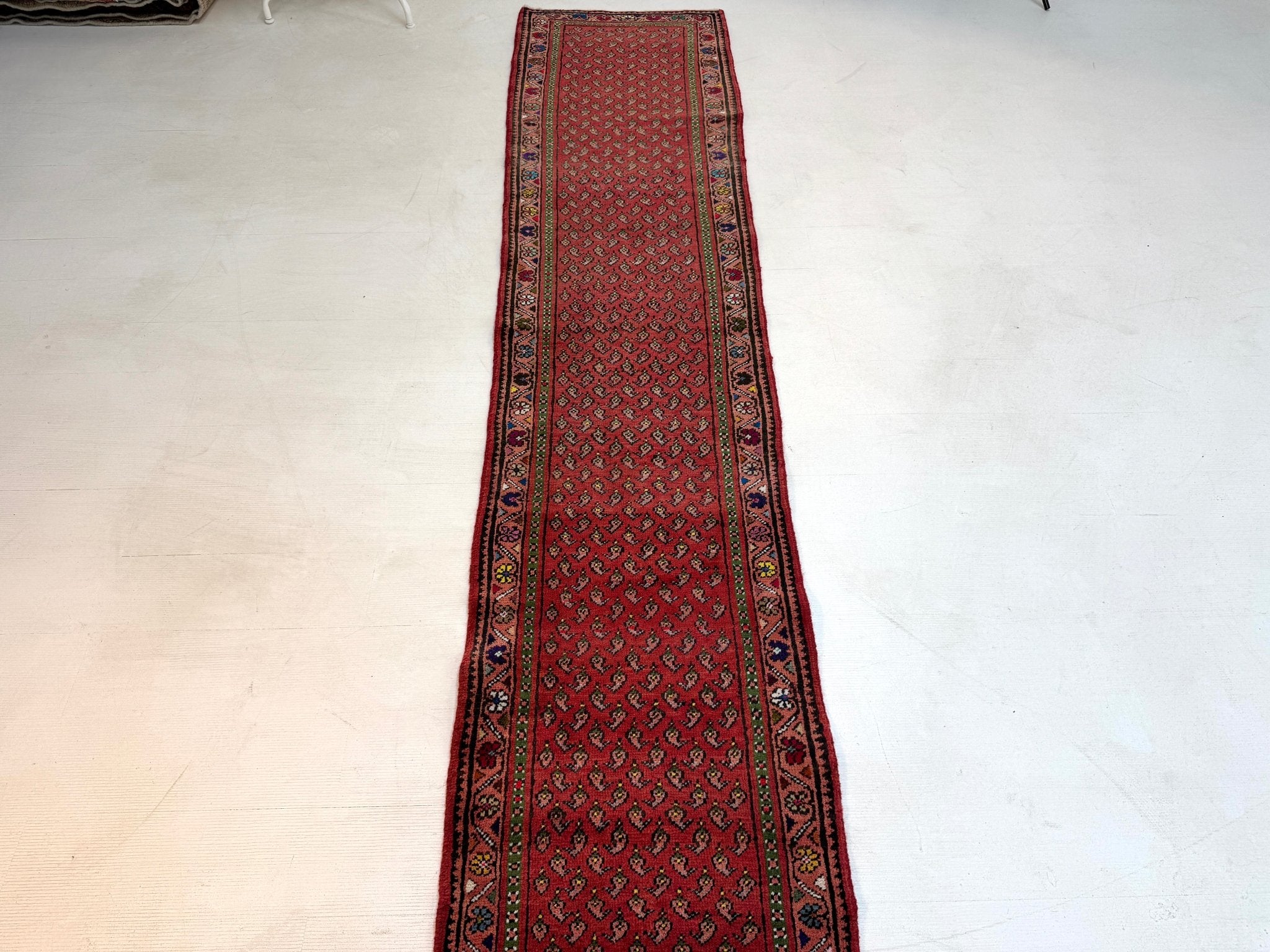 Persian Mir - Boteh Runner Rug | 2' 1” x 9' 5" - Rug the Rock - 