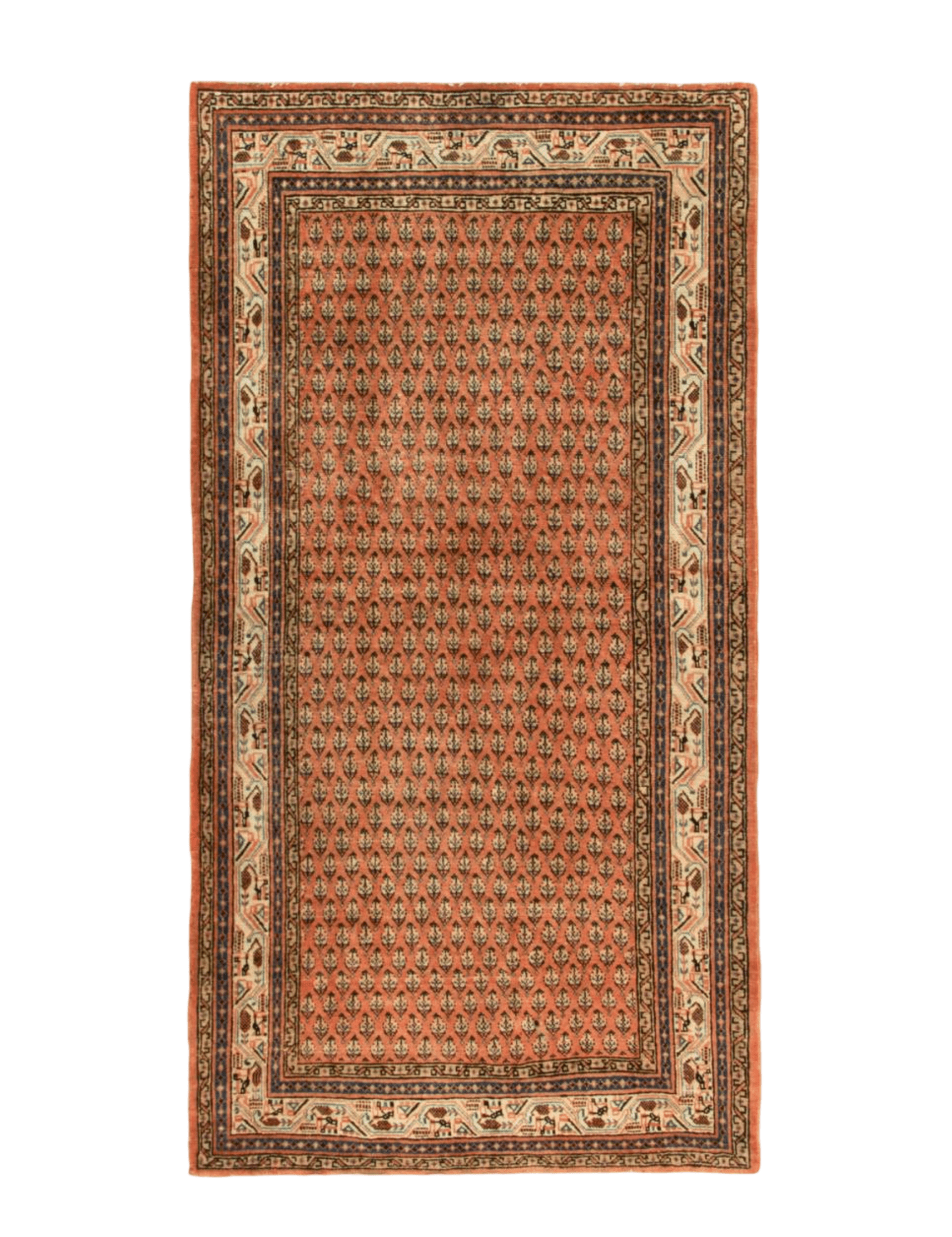 Persian Mir Rug | 3' 8” x 6' 11" - Rug the Rock - 