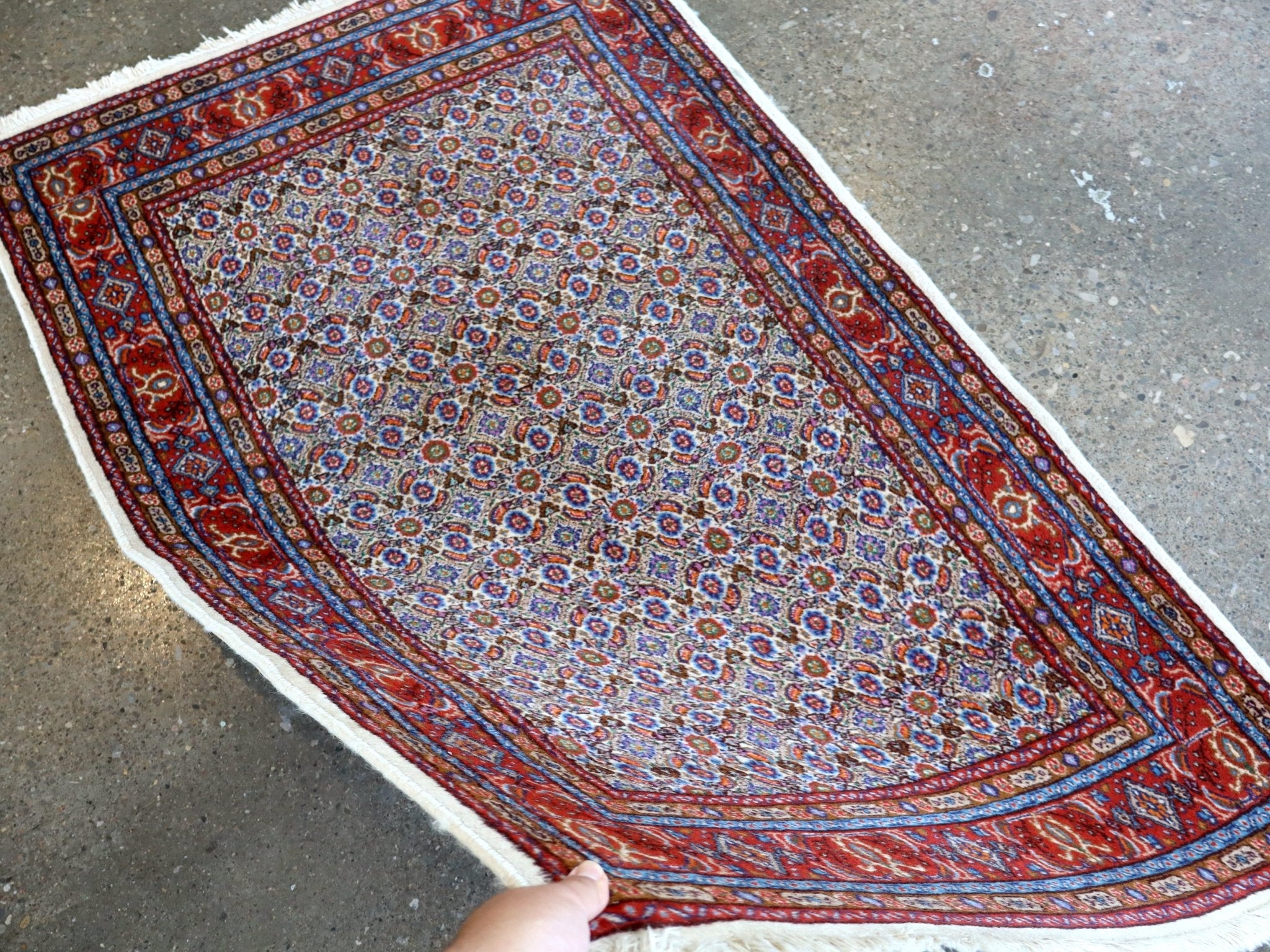 Persian Moud Rug | 3' 2" x 5' 1" - Rug the Rock -