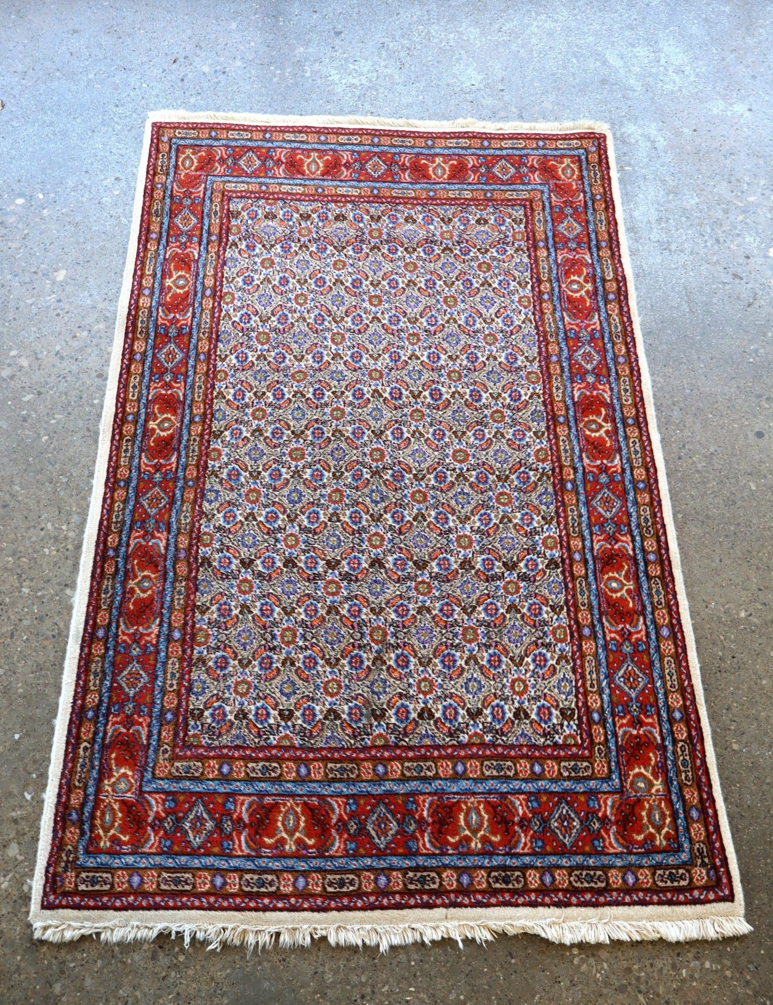 Persian Moud Rug | 3' 2" x 5' 1" - Rug the Rock -