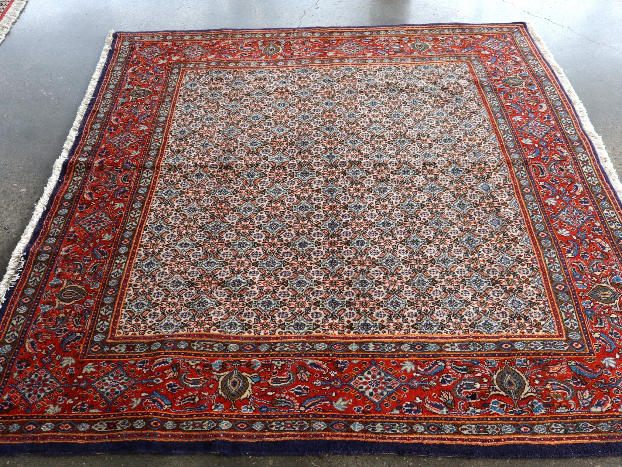 Persian Moud Rug | 6' 1" x 6' 6" - Rug the Rock - 