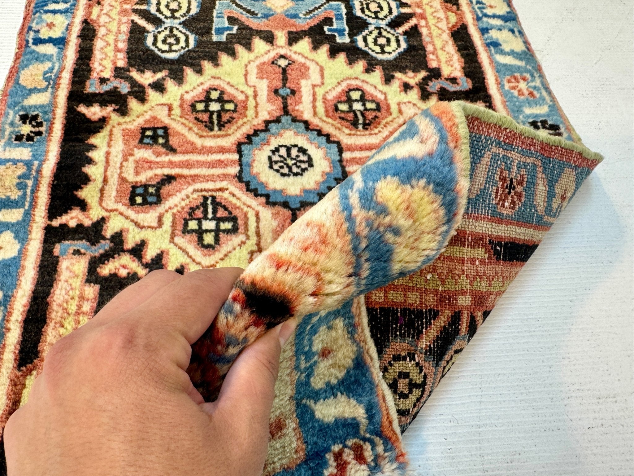 Persian Nahavand Rug | 1' 8” x 3' 6" - Rug the Rock - 
