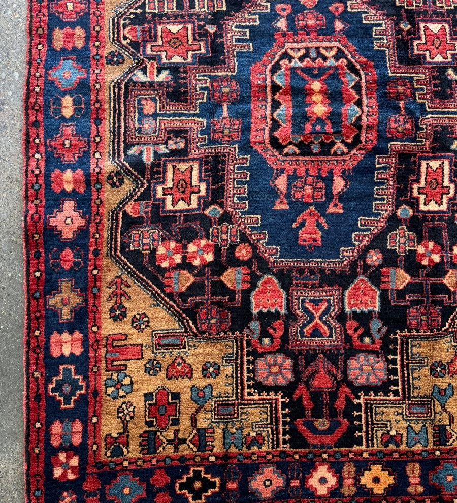 Persian Nahavand Rug | 4' 6" x 6' 6" - Rug the Rock