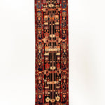 Persian Nahavand Runner Rug | 3' 8" x 16' 1" - Rug the Rock - 
