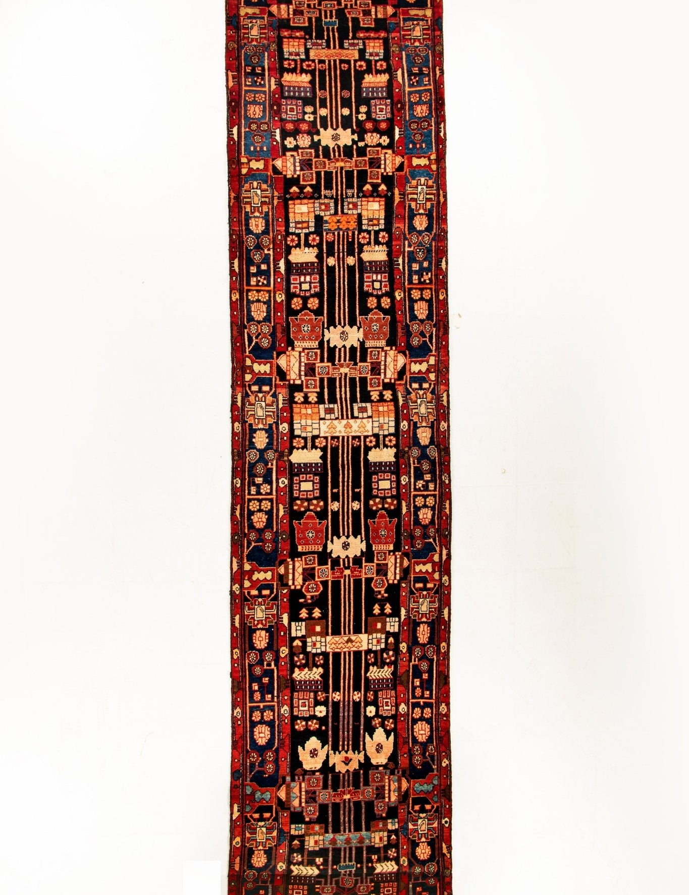 Persian Nahavand Runner Rug | 3' 8" x 16' 1" - Rug the Rock - 