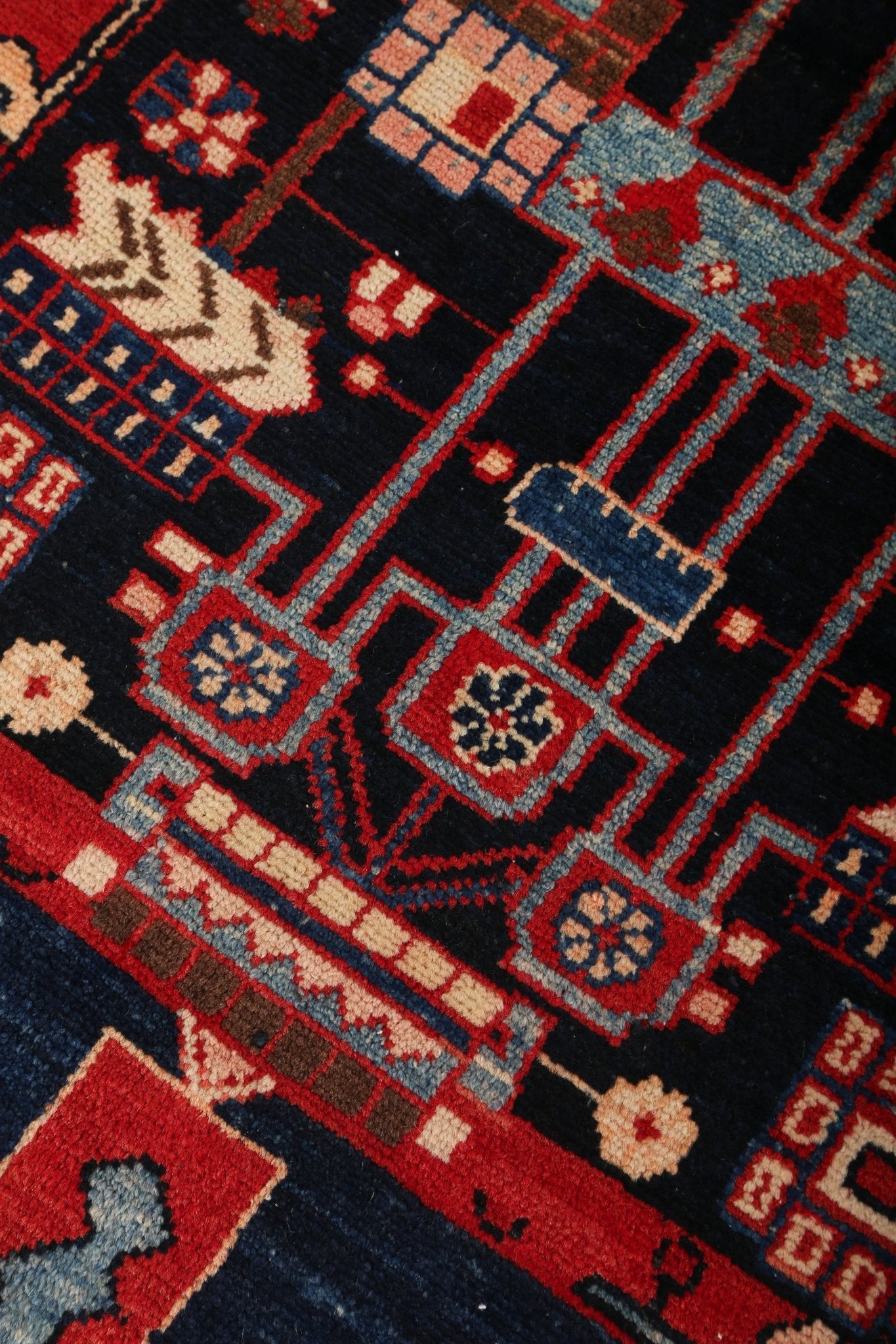 Persian Nahavand Runner Rug | 3' 8" x 16' 1" - Rug the Rock - 