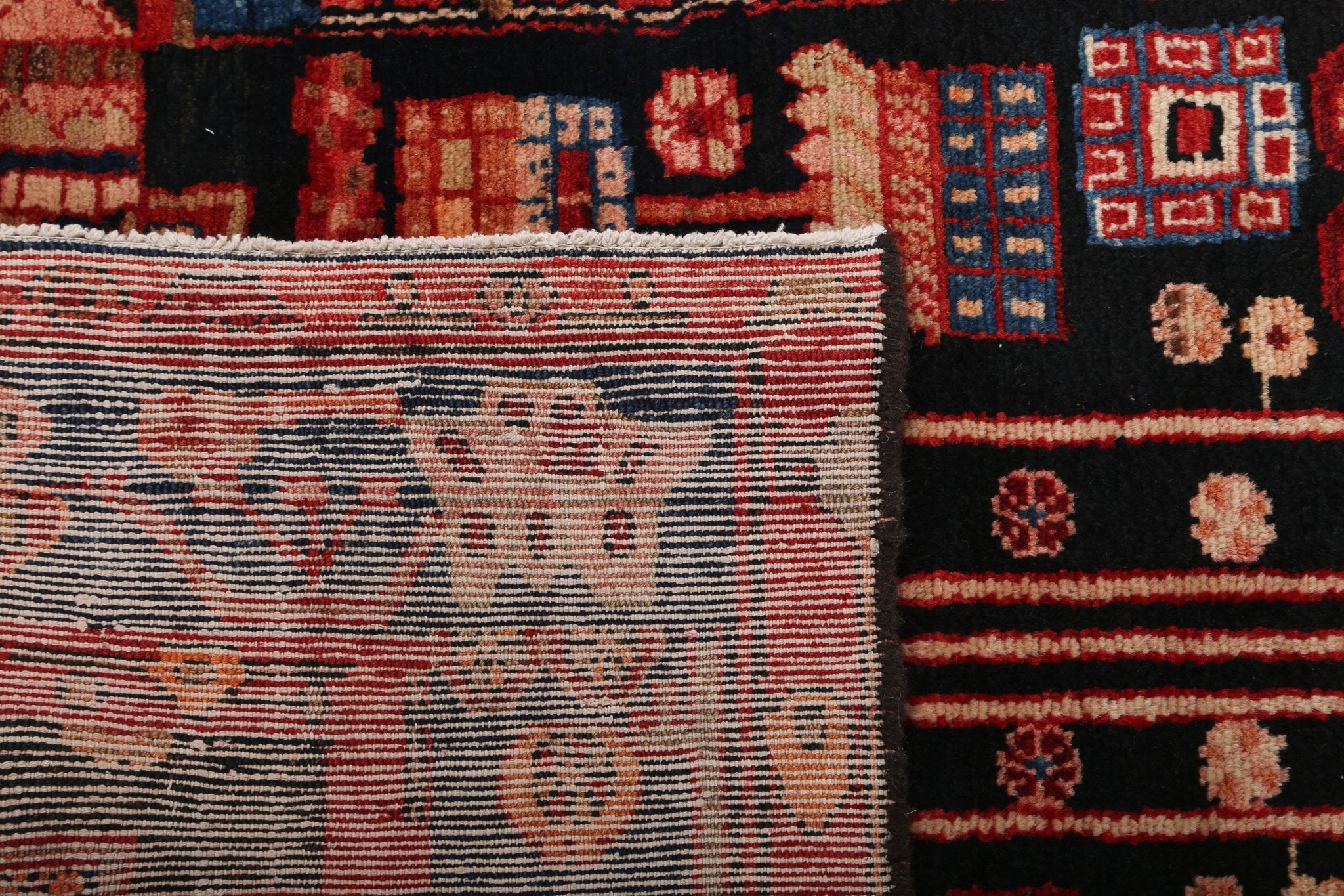 Persian Nahavand Runner Rug | 3' 8" x 16' 1" - Rug the Rock - 