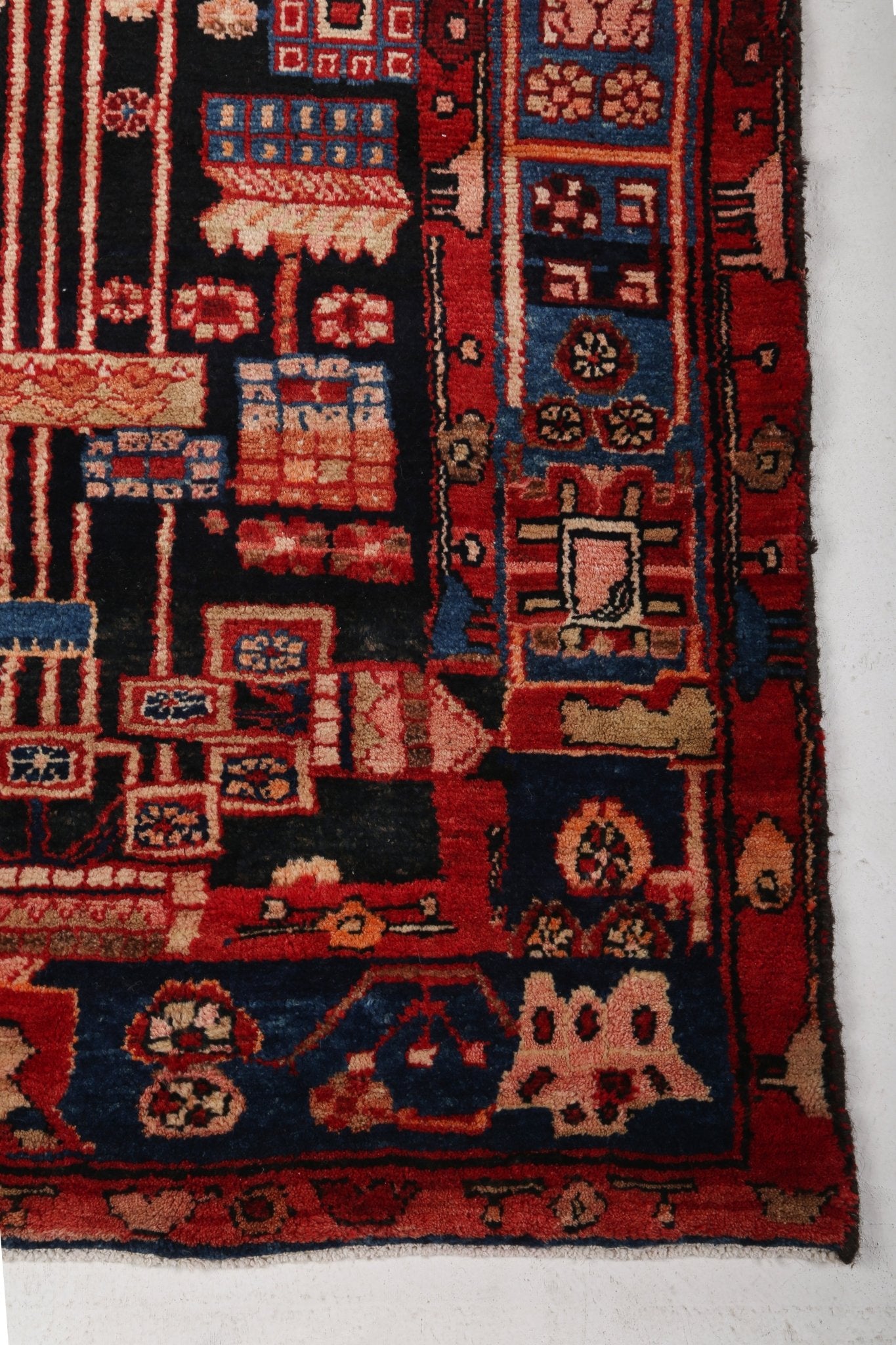 Persian Nahavand Runner Rug | 3' 8" x 16' 1" - Rug the Rock - 